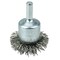 Weiler 1-1/2" Circular Flared Crimped  End Brush, .020" Stainless Steel Fill 10047 - alternate 1